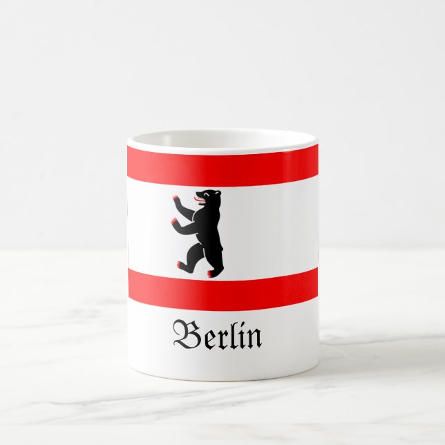 Taza De Café Bandera de Berlín (Centro)