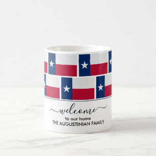 Taza De Café BANDERA DE bienvenida TEXAS DE personalizado