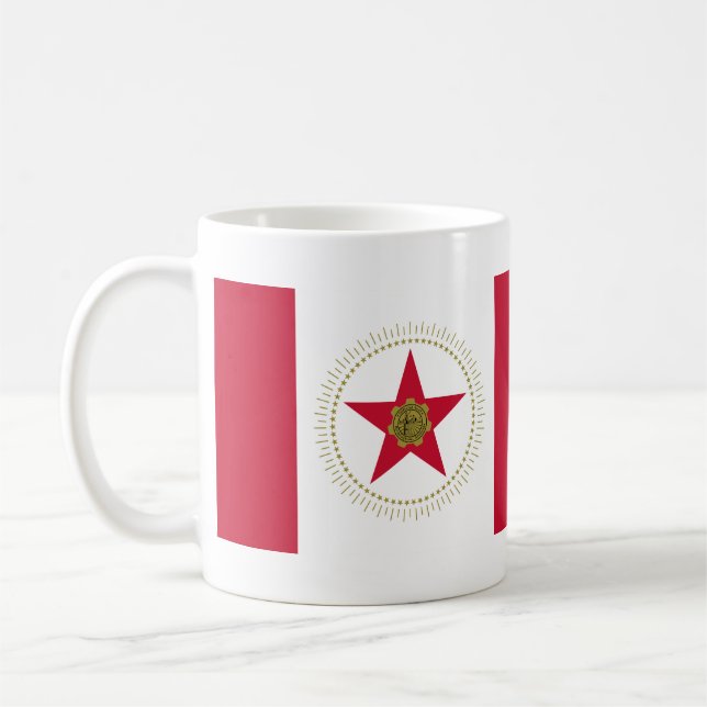 Taza De Café Bandera de Birmingham, Alabama Café Mug (Izquierda)