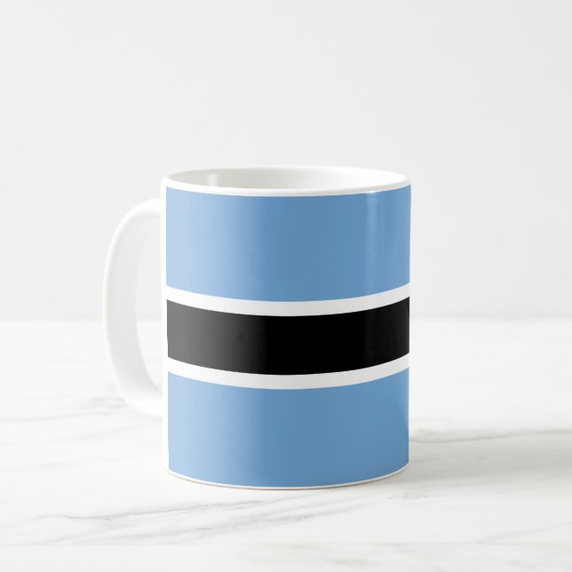 Taza De Café Bandera de Botsuana (Anverso izquierdo)