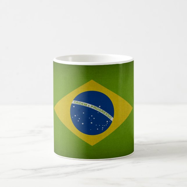 Taza De Café Bandera de Brasil (Centro)