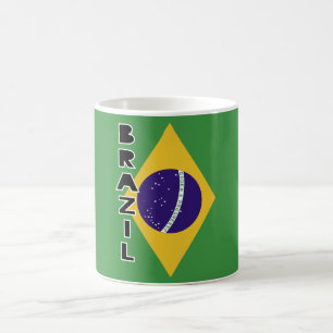 Taza De Café Bandera de Brasil