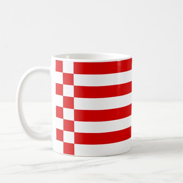 Taza De Café Bandera de Bremen Café Mug (Izquierda)