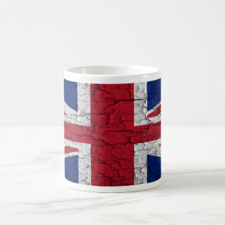 Taza De Café Bandera de Británicos del vintage