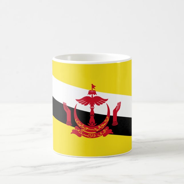 Taza De Café Bandera de Brunei (Centro)