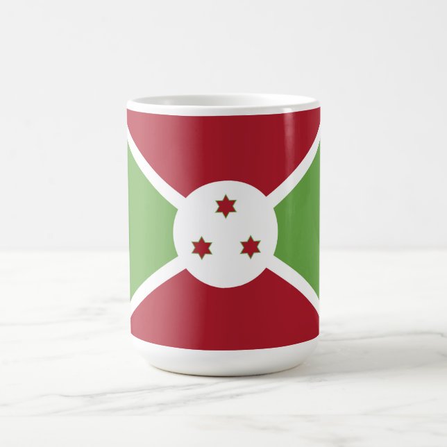 Taza De Café Bandera de Burundi (Centro)