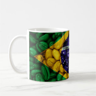 Taza De Café Bandera de café de Brasil
