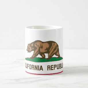 Taza De Café Bandera de California