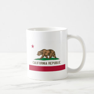 Taza De Café Bandera de California