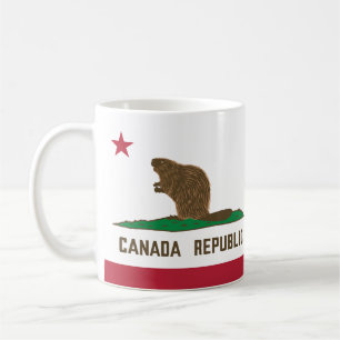 Taza De Café Bandera de California en Canadá