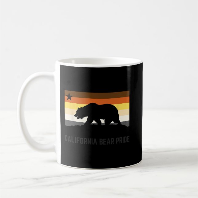 Taza De Café Bandera de California LGBTQ 21 (Izquierda)