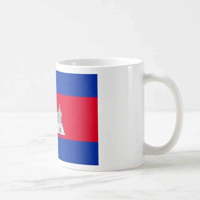 Taza De Café Bandera de Camboya (Derecha)