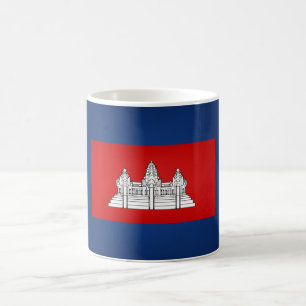 Taza De Café Bandera de Camboya de Guay