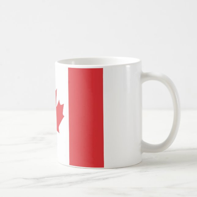 Taza De Café Bandera de Canadá (Derecha)