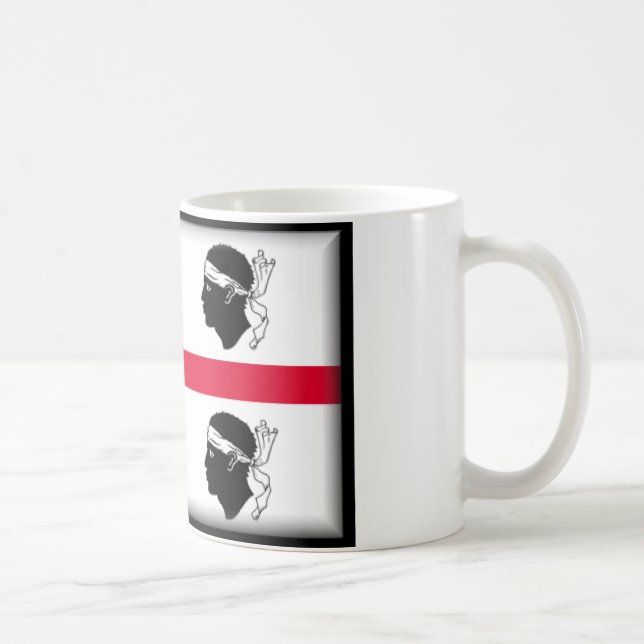 Taza De Café Bandera de Cerdeña (Italia) (Derecha)