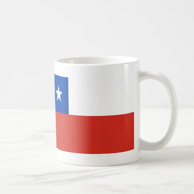 Taza De Café Bandera de Chile (Derecha)