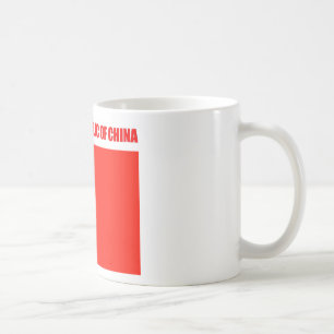 Taza De Café Bandera de China de alta calidad