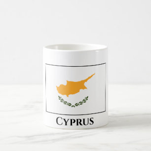 Taza De Café Bandera de Chipre