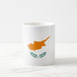 Taza De Café Bandera de Chipre de Guay