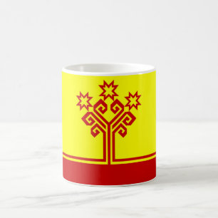 Taza De Café Bandera de Chuvashia rusia región de la república