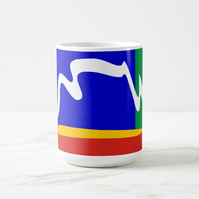 Taza De Café bandera de ciudad del cabo (Centro)