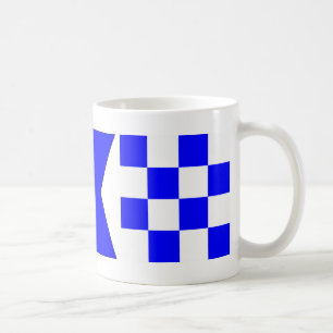 Taza De Café Bandera de código Ian