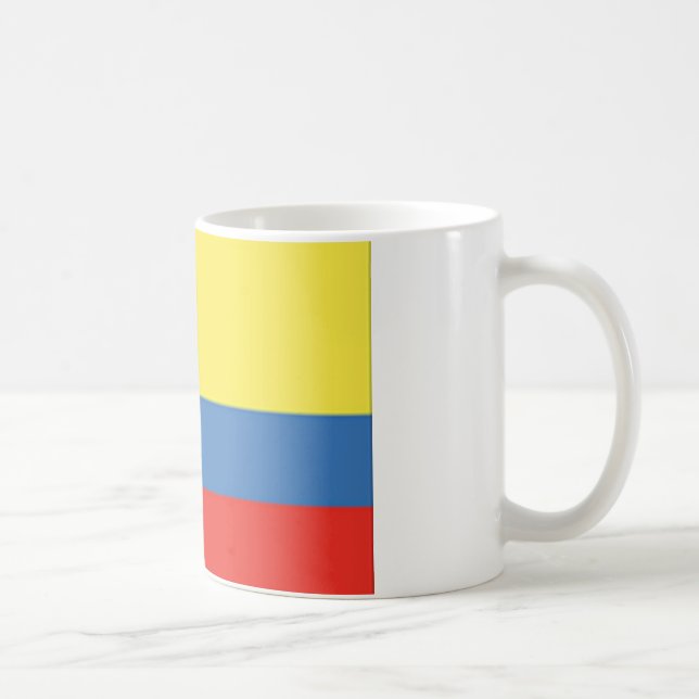 Taza De Café Bandera de Colombia (Derecha)