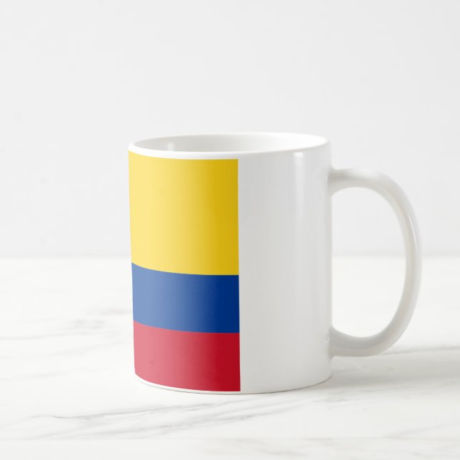 Taza De Café Bandera de Colombia (Derecha)