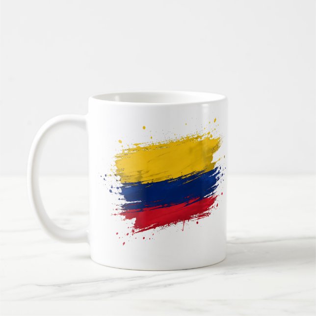 Taza De Café bandera de colombia (Izquierda)