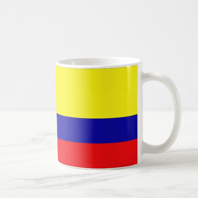 Taza De Café Bandera de Colombia (Derecha)