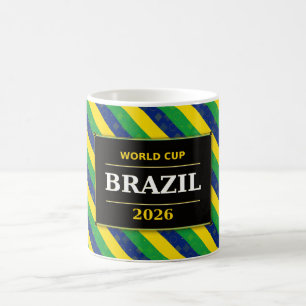 Taza De Café Bandera de colores de rayas para aficionados al fú