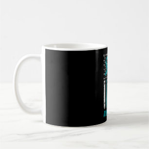Taza De Café Bandera de concienciación sobre el estrés postraum