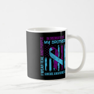 Taza De Café Bandera de concientización sobre el suicidio de la