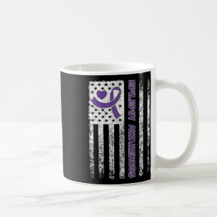 Taza De Café Bandera de Concientización sobre la Epilepsia Cint