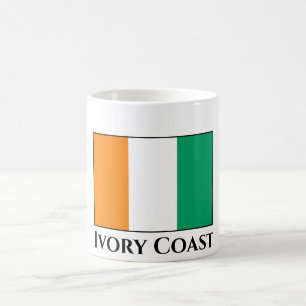 Taza De Café Bandera de Costa de Marfil