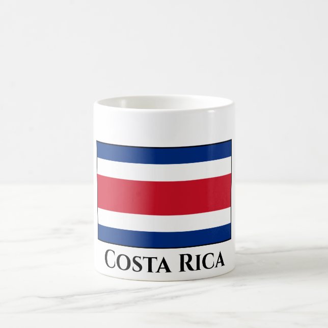 Taza De Café Bandera de Costa Rica (Centro)