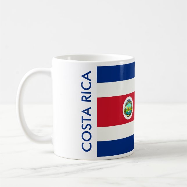 TAZA DE CAFÉ BANDERA DE COSTA RICA (Izquierda)