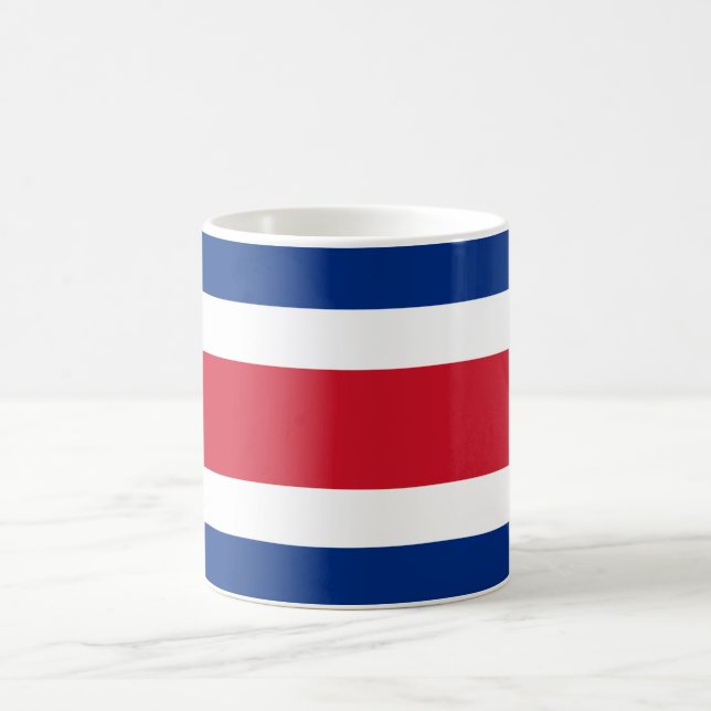 Taza De Café Bandera de Costa Rica (Centro)