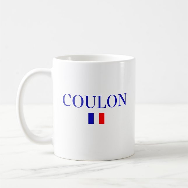 Taza De Café Bandera de COULON France (Izquierda)