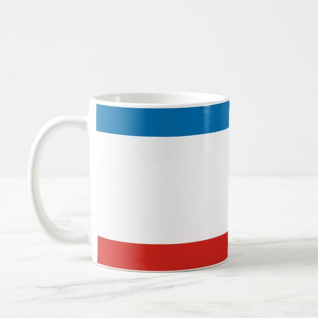 Taza De Café Bandera de Crimea (Izquierda)