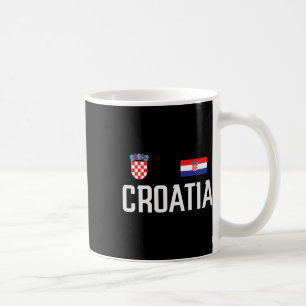 Taza De Café Bandera de Croacia Fanático Fútbol Croata Hombres