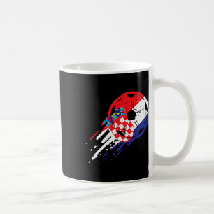 Taza De Café Bandera de Croacia Hincha de Fútbol Croata Hombres
