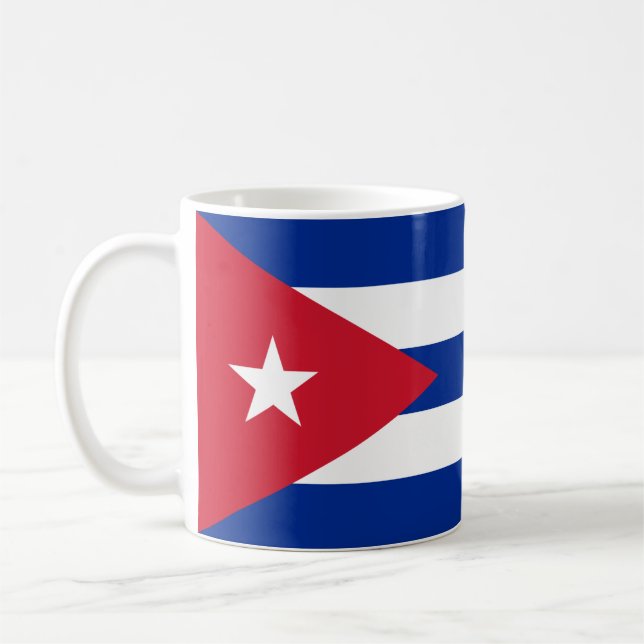Taza De Café Bandera de Cuba (Izquierda)