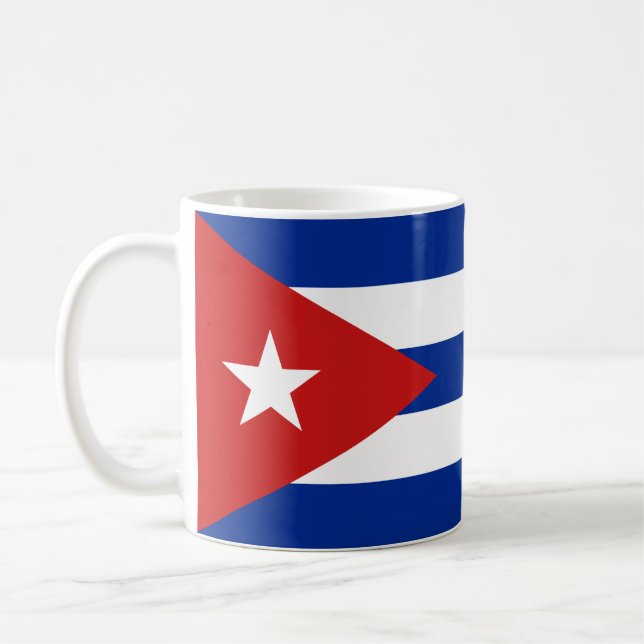 Taza De Café Bandera de Cuba (Izquierda)