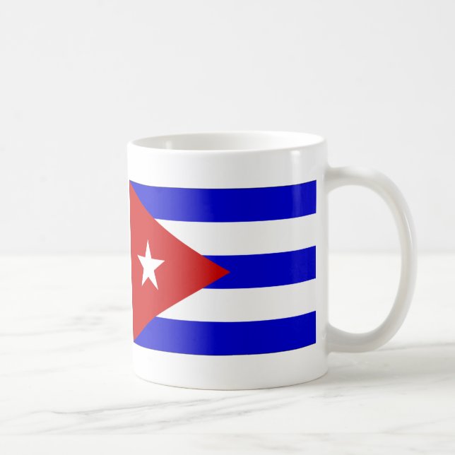 Taza De Café Bandera de Cuba (Derecha)