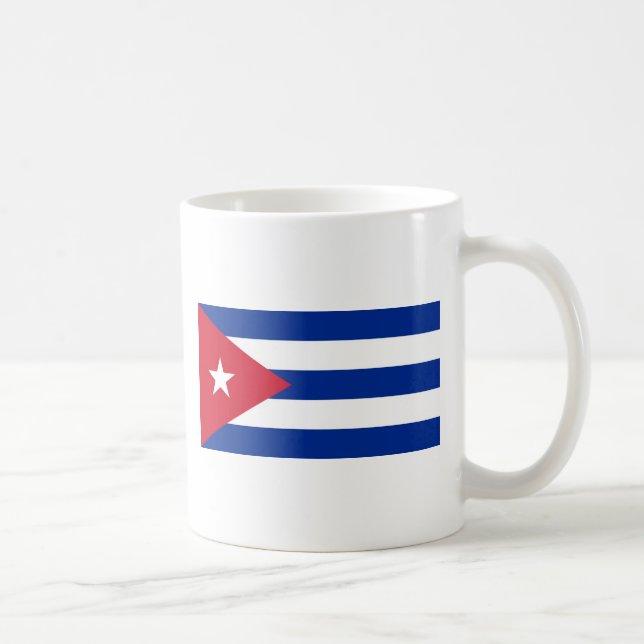 Taza De Café Bandera de Cuba (Derecha)
