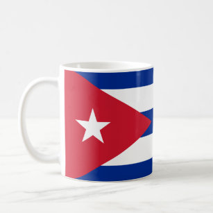 Taza De Café Bandera de Cuba (cubano)