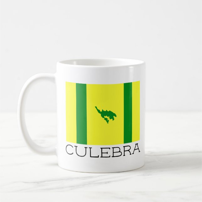 Taza De Café Bandera de Culebra, Puerto Rico (Izquierda)