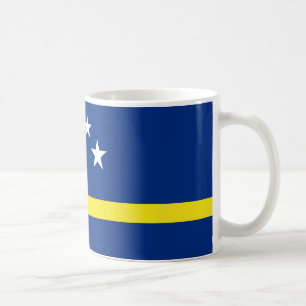 Taza De Café Bandera de Curazao cerámica Mug