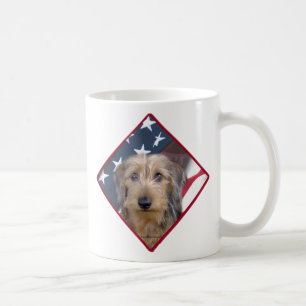 Taza De Café Bandera de Dachshund 2